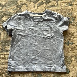 Janie and Jack blue pocket tee